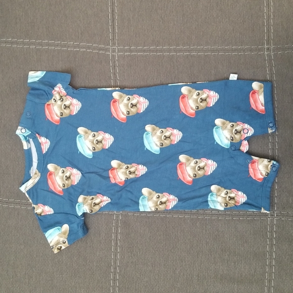 Posh Peanut French Bulldog Romper - Picture 1 of 5
